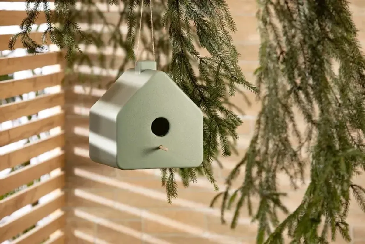 Dalya Sage Green Decorative Birdhouse - South Shore