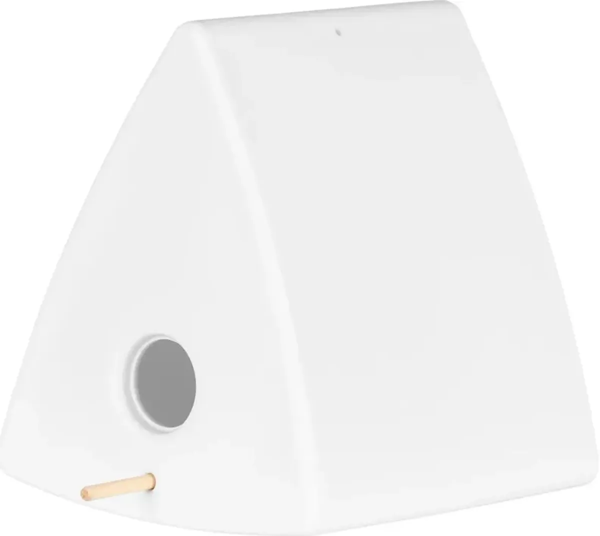 Dalya White Triangle Decorative Birdhouse - South Shore