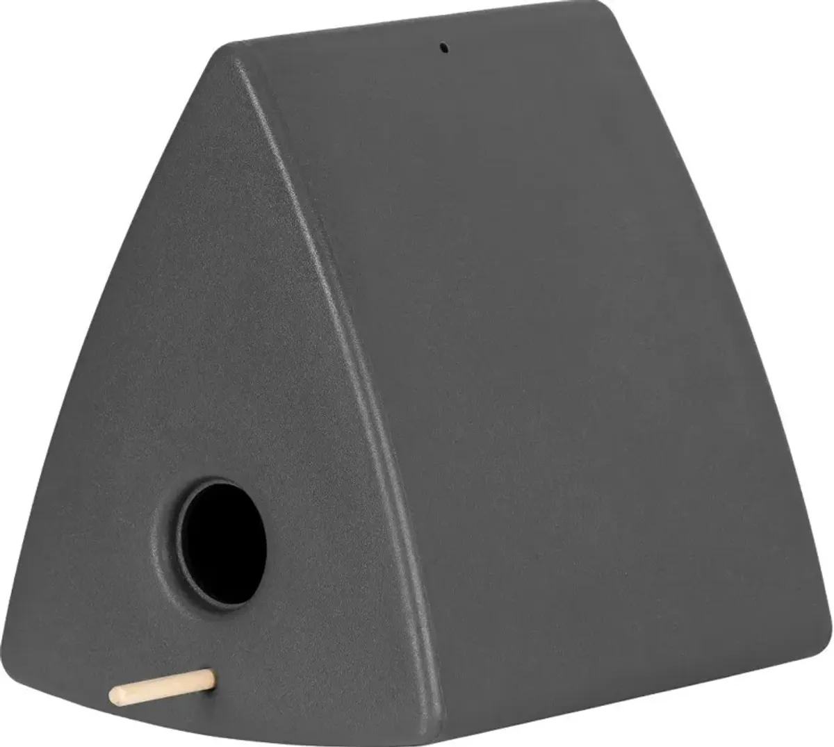 Dalya Dark Gray Triangle Decorative Birdhouse - South Shore