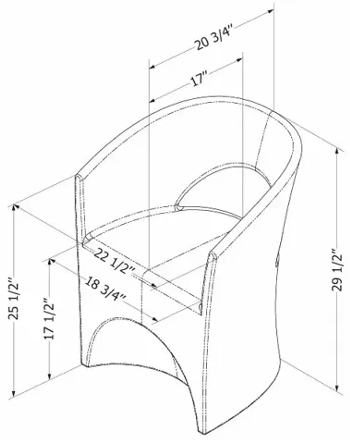 Dalya Greige Patio Chair - South Shore