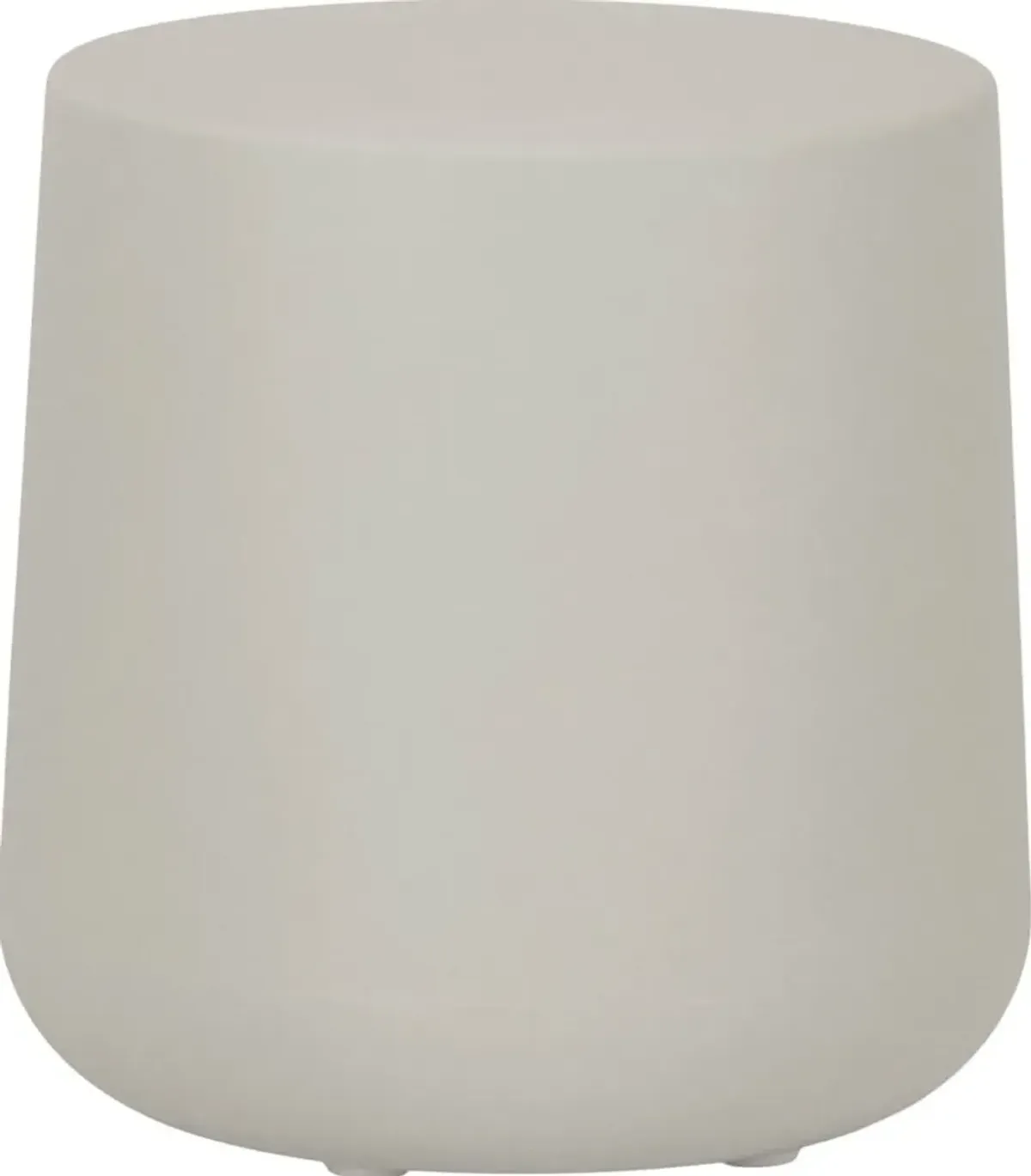 Dalya Greige Round Outdoor Side Table - South Shore