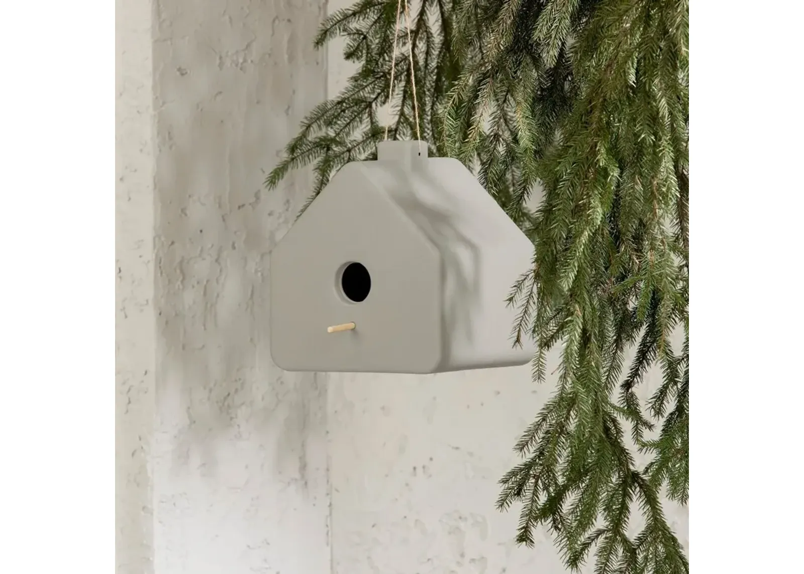 Dalya Greige Decorative Birdhouse - South Shore