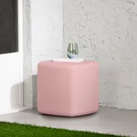 Dalya Pink Outdoor Side Table - South Shore
