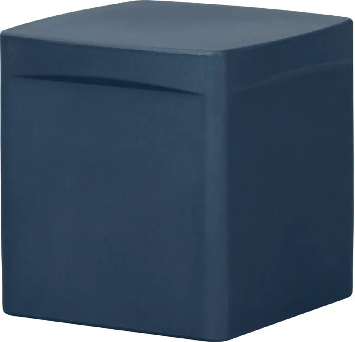 Dalya Blue Square Outdoor Side Table - South Shore