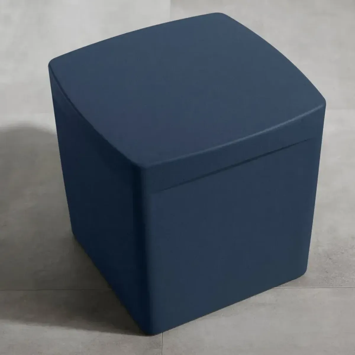 Dalya Blue Square Outdoor Side Table - South Shore