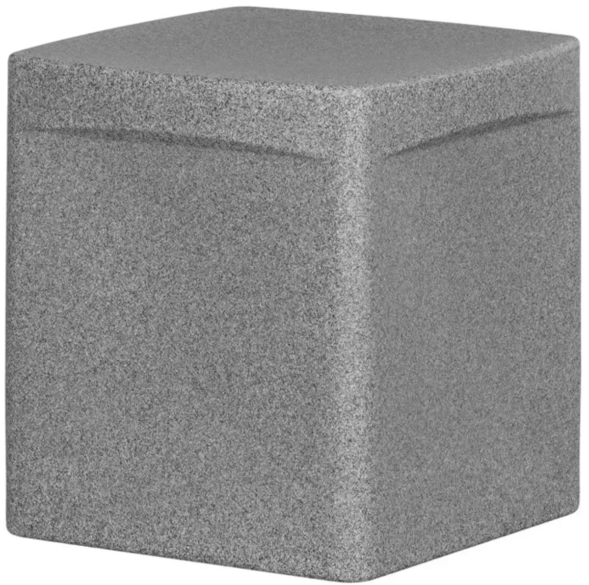 Dalya Gray Square Outdoor Side Table