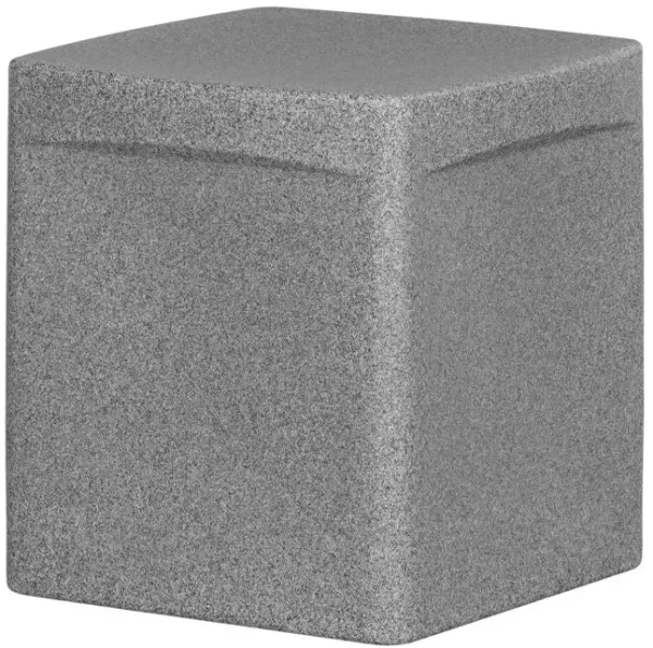 Dalya Gray Square Outdoor Side Table