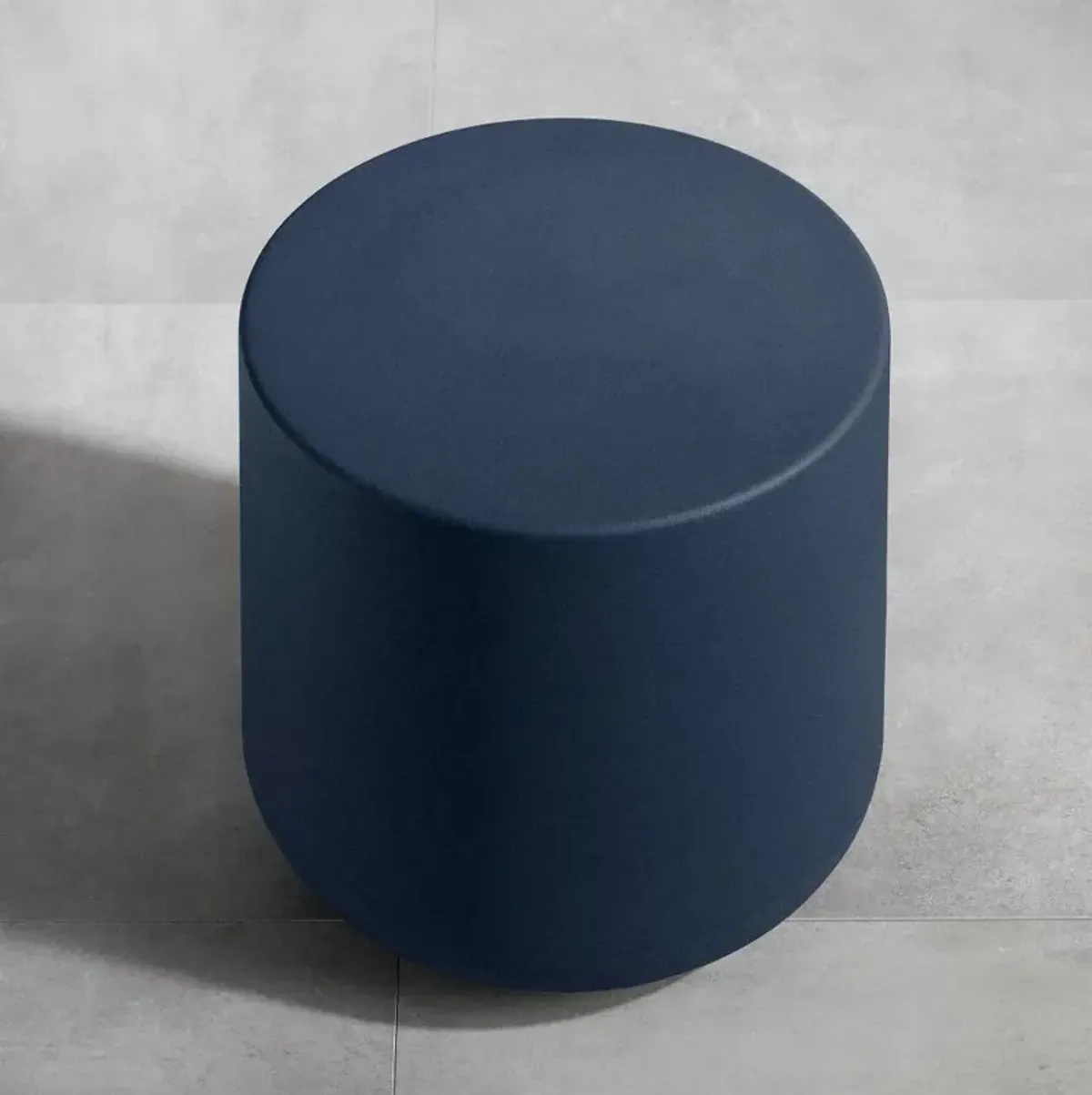 Dalya Blue Round Outdoor Side Table - South Shore