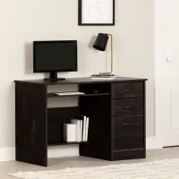 Farnel Black Computer Desk - South Shore