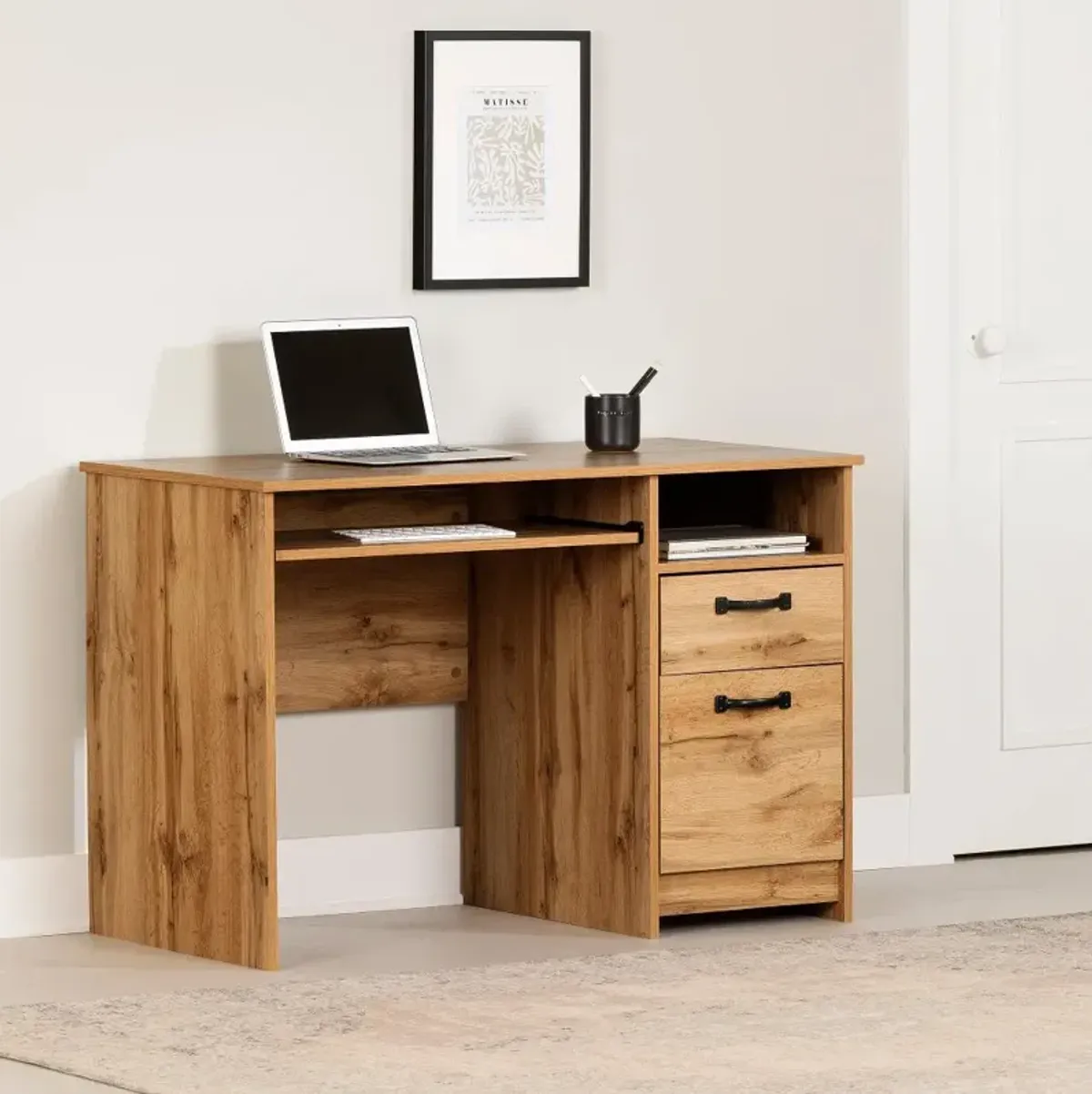 Tassio Light Brown Desk - South Shore