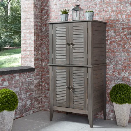 Maho Gray Storage Cabinet by Homestyles
