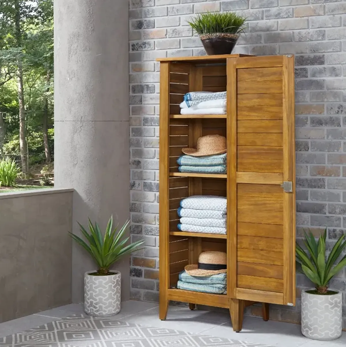 Maho Brown Storage Cabinet