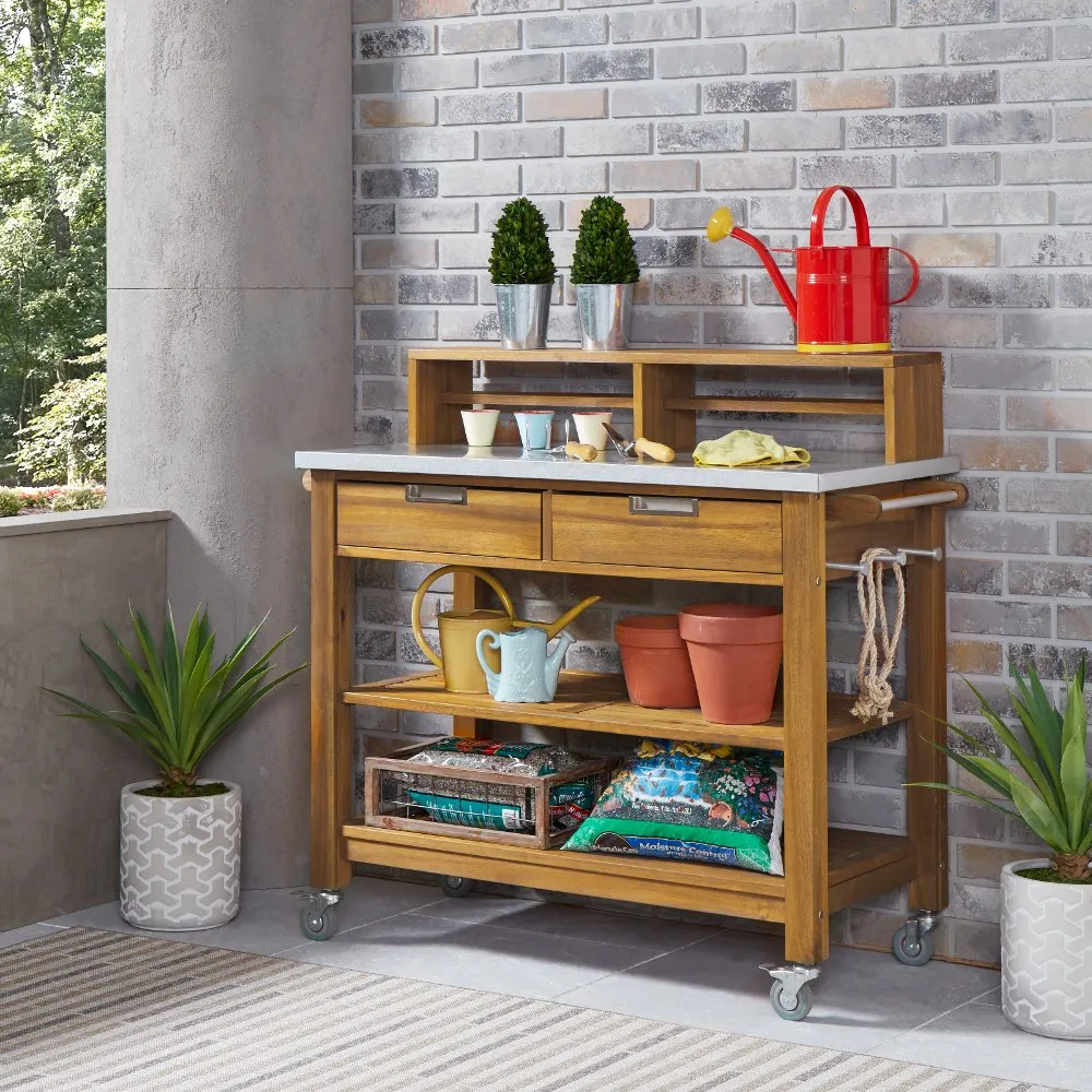 Maho Brown Potting Bench