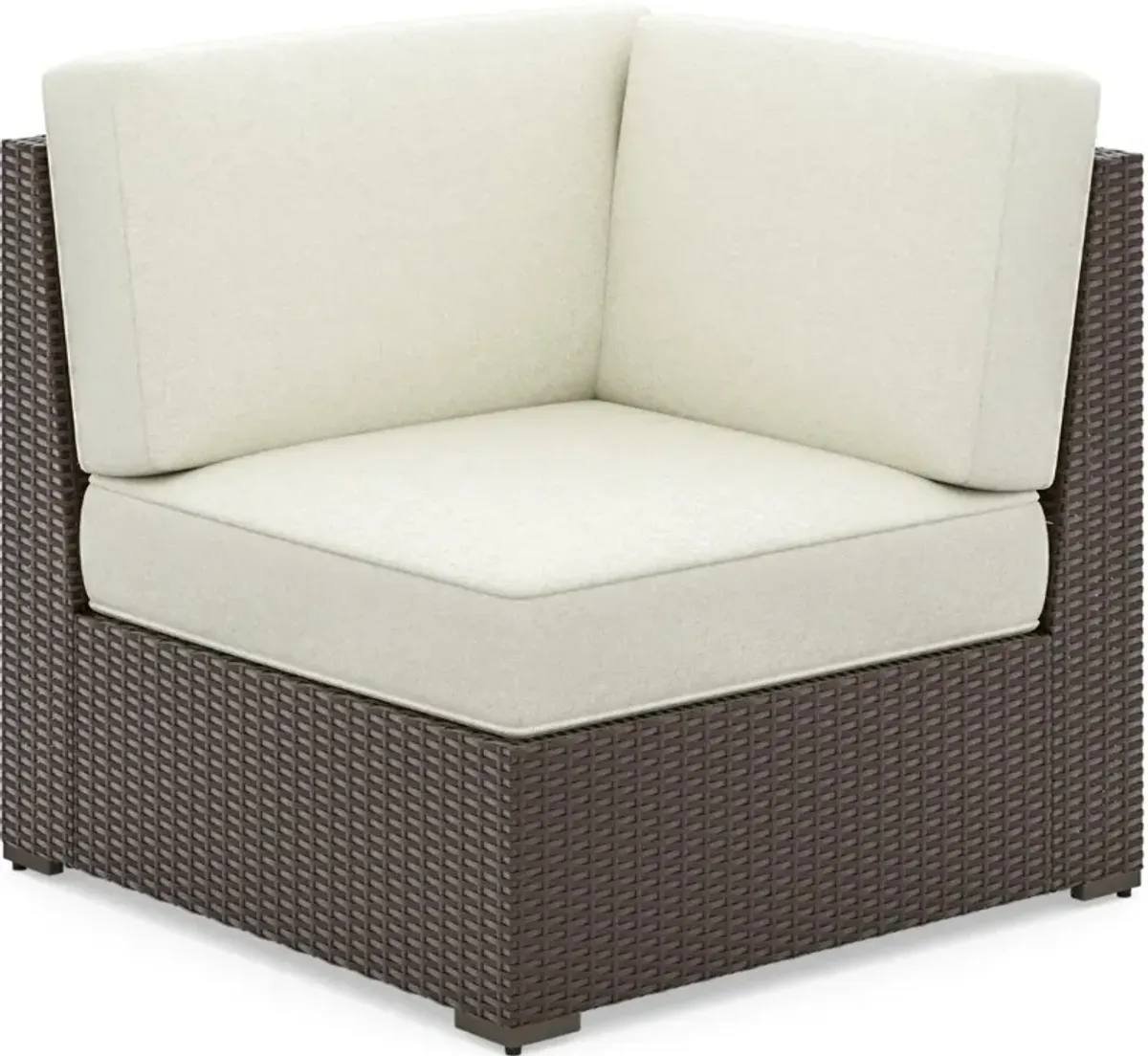 Palm Springs Brown Outdoor Sectional Side Chair