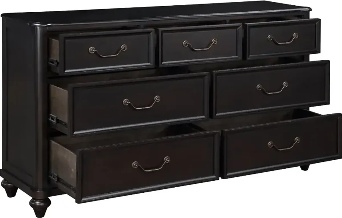 Herman Charcoal Brown Dresser