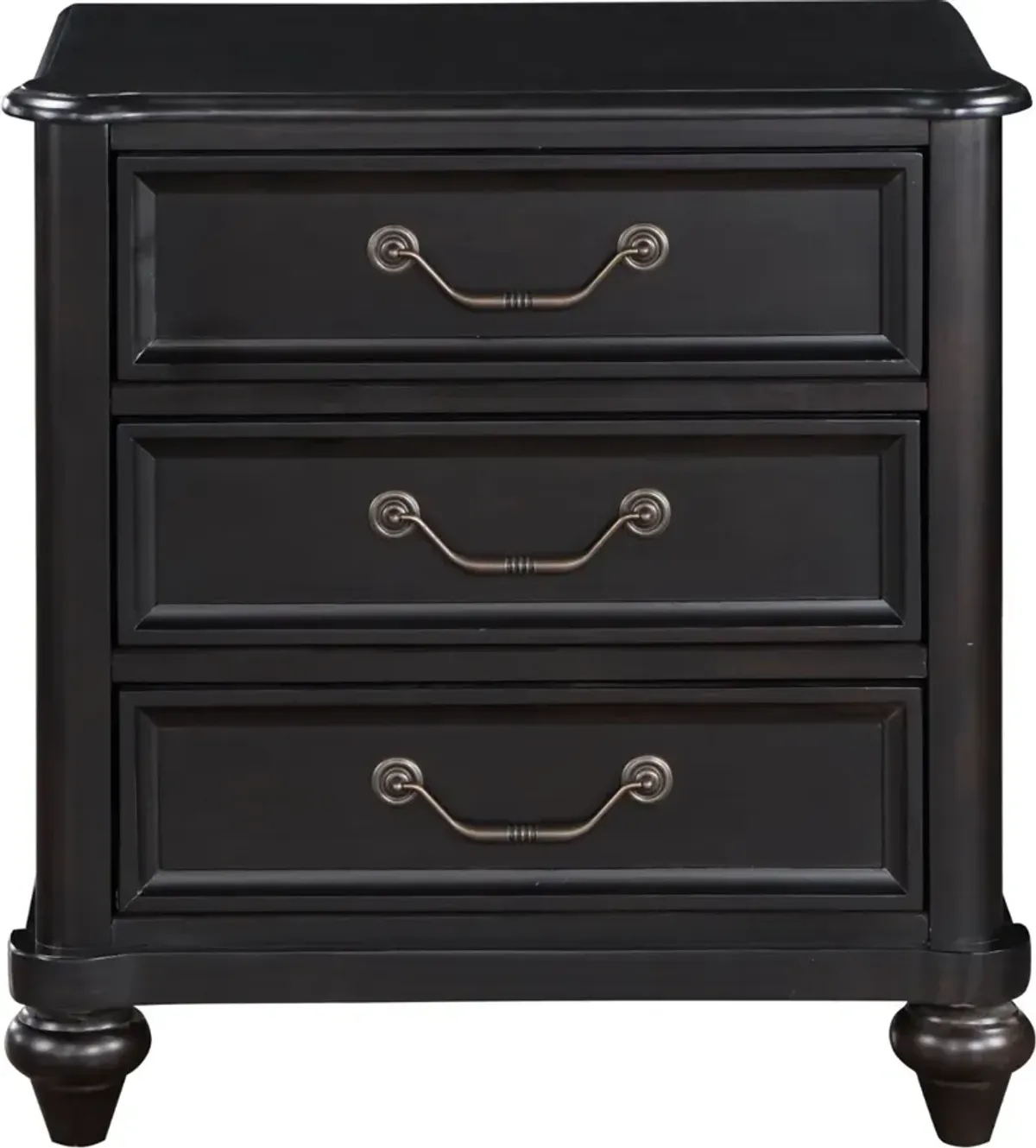 Herman Charcoal Brown Nightstand