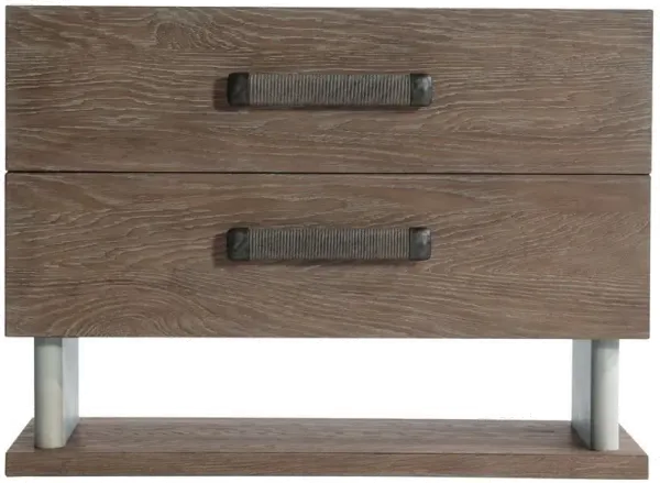 Casa Paros Oak Brown Nightstand