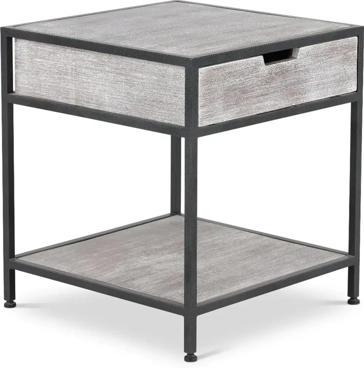 Edgewood Gray End Table