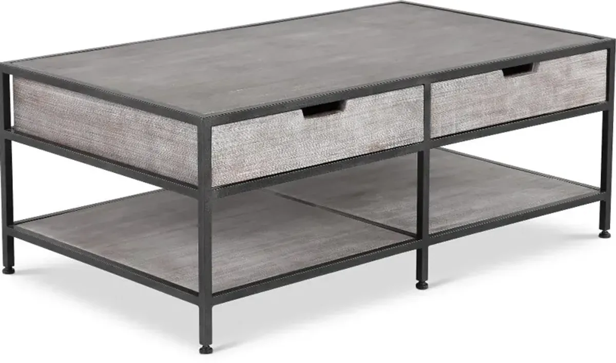 Edgewood Gray Coffee Table