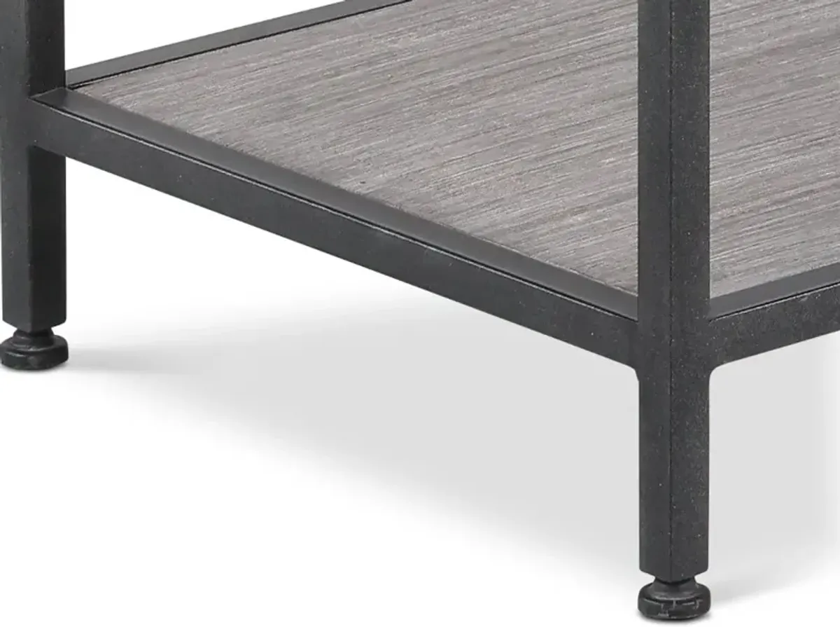 Edgewood Gray Sofa Table