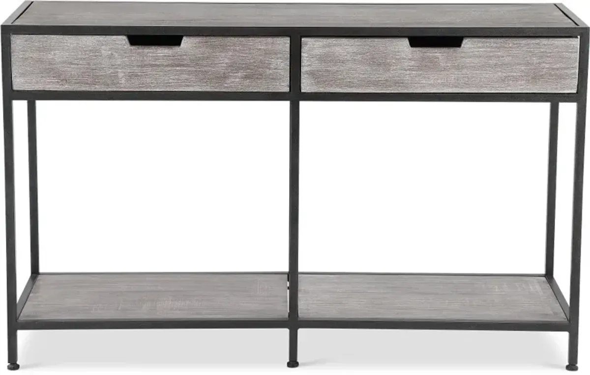 Edgewood Gray Sofa Table