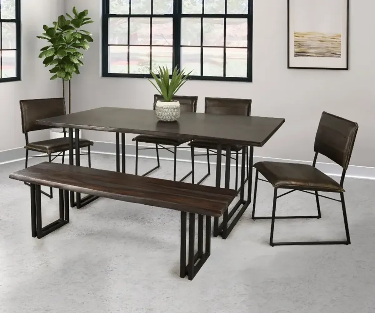 Manzanita Brown Upholstered Dining Chair
