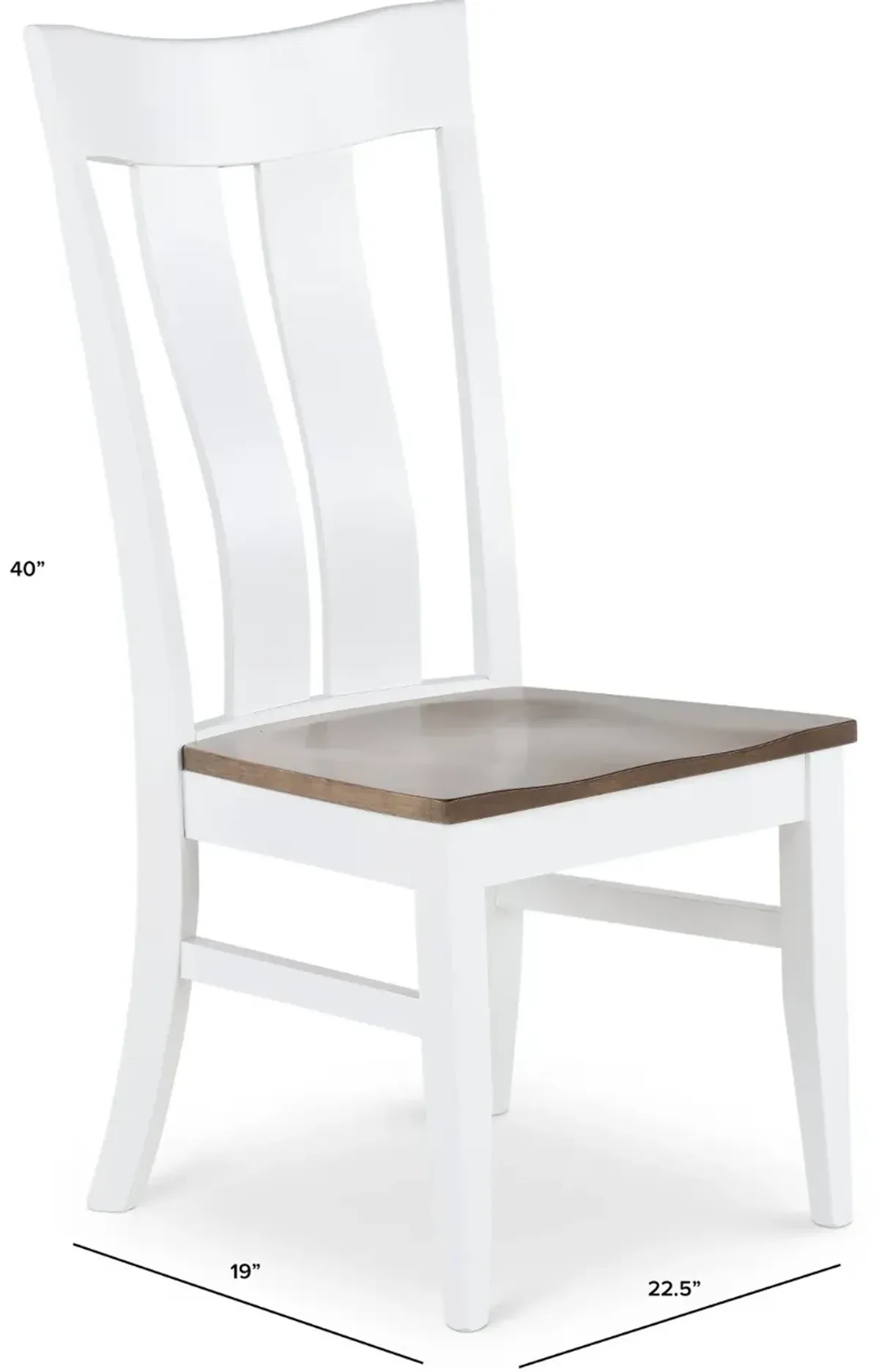 Cascades Florence White Dining Chair