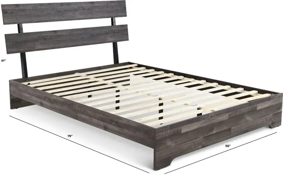 Alix Gray Full Platform Bed