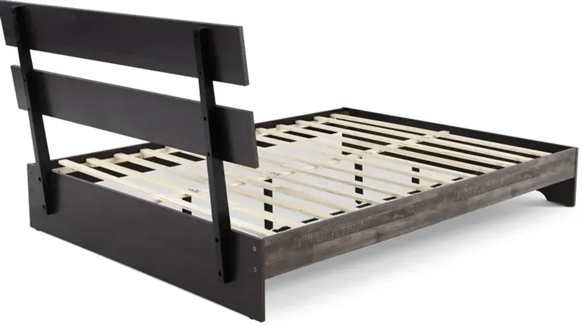 Alix Gray Full Platform Bed