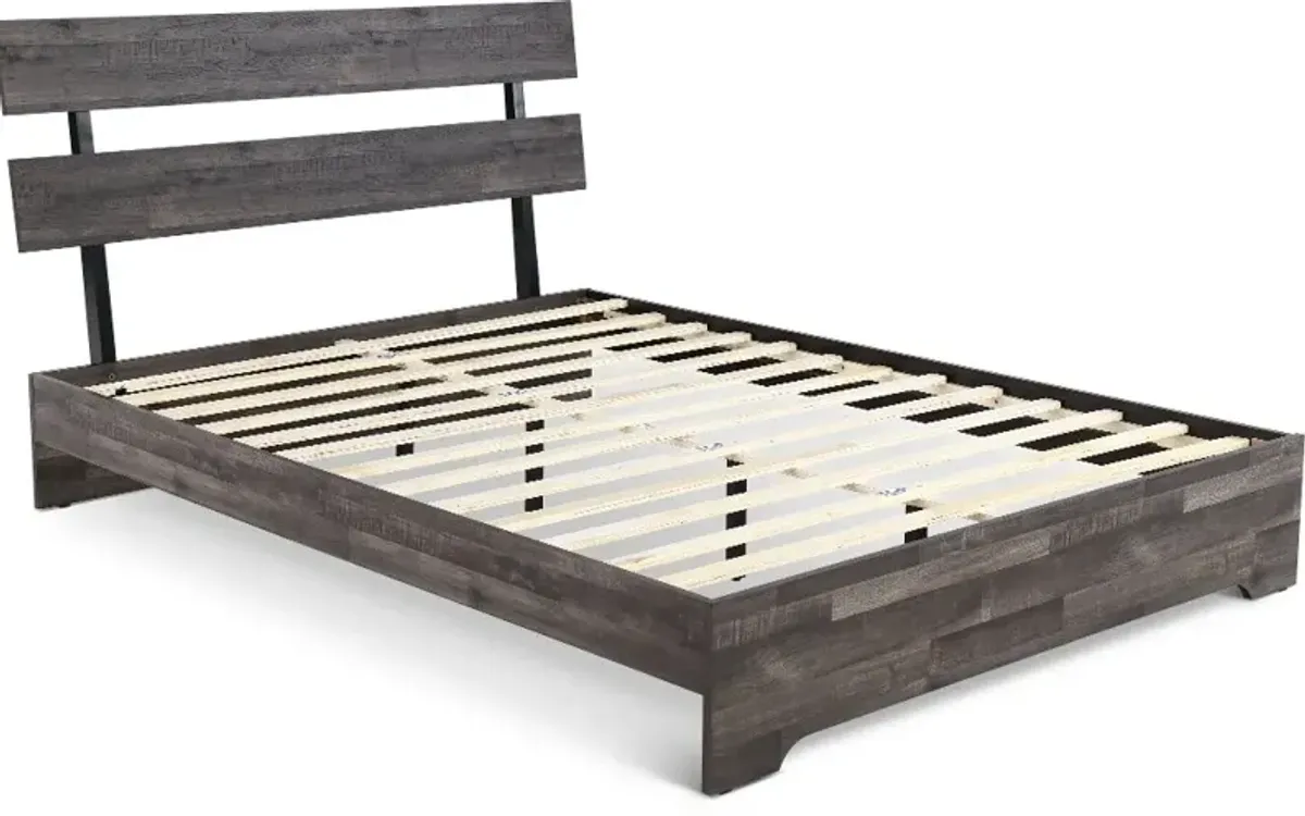 Alix Gray Full Platform Bed