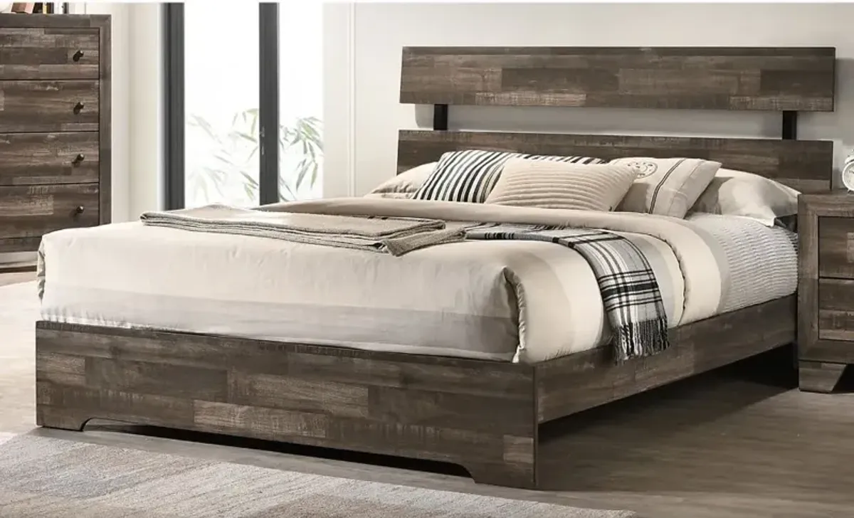 Alix Gray Full Platform Bed