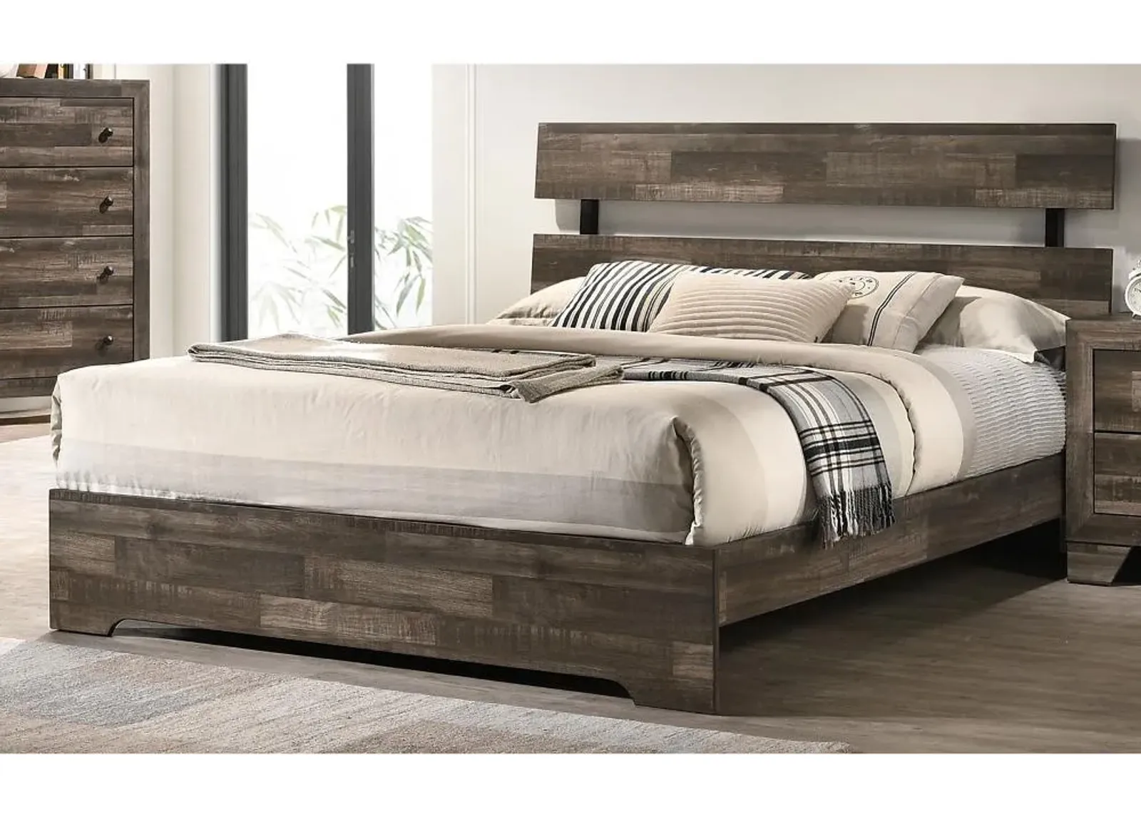 Alix Gray Twin Platform Bed