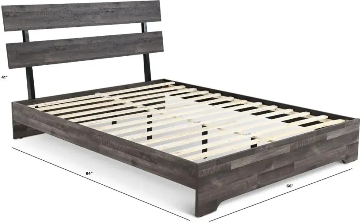 Alix Gray Queen Platform Bed