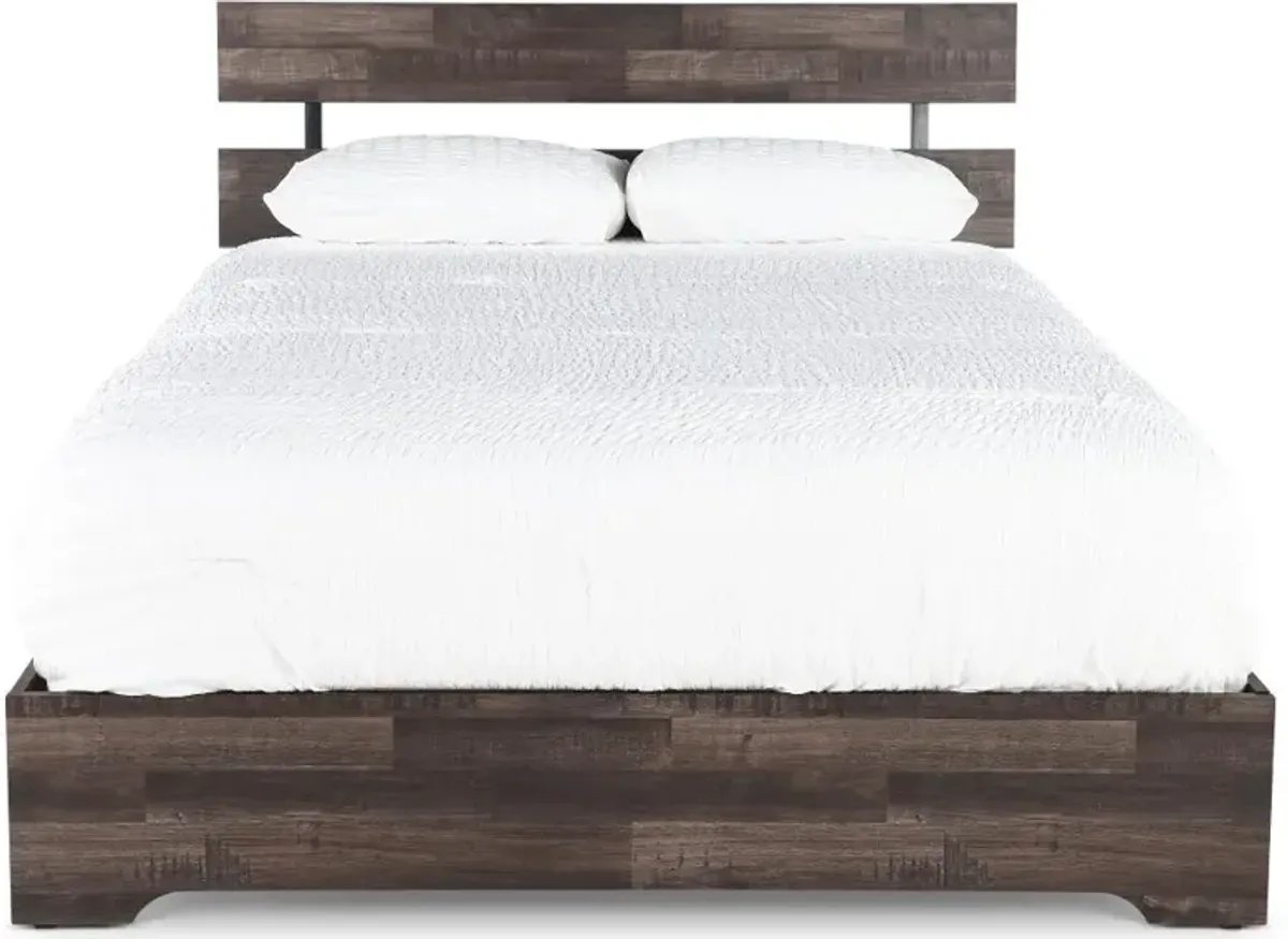 Alix Gray Queen Platform Bed