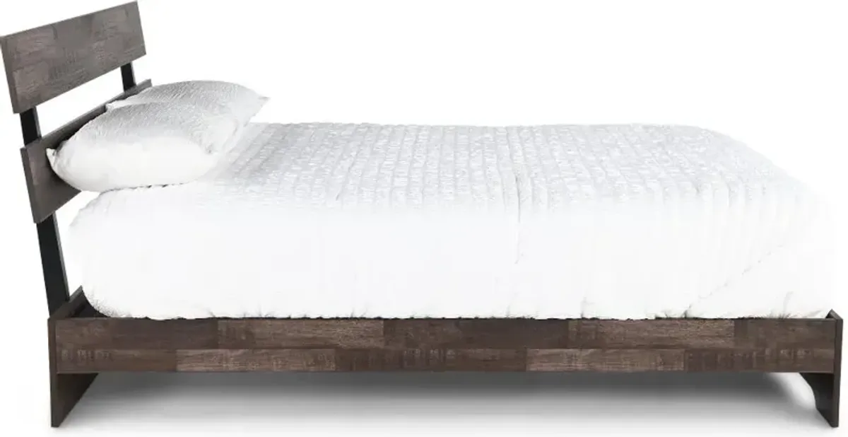 Alix Gray Queen Platform Bed