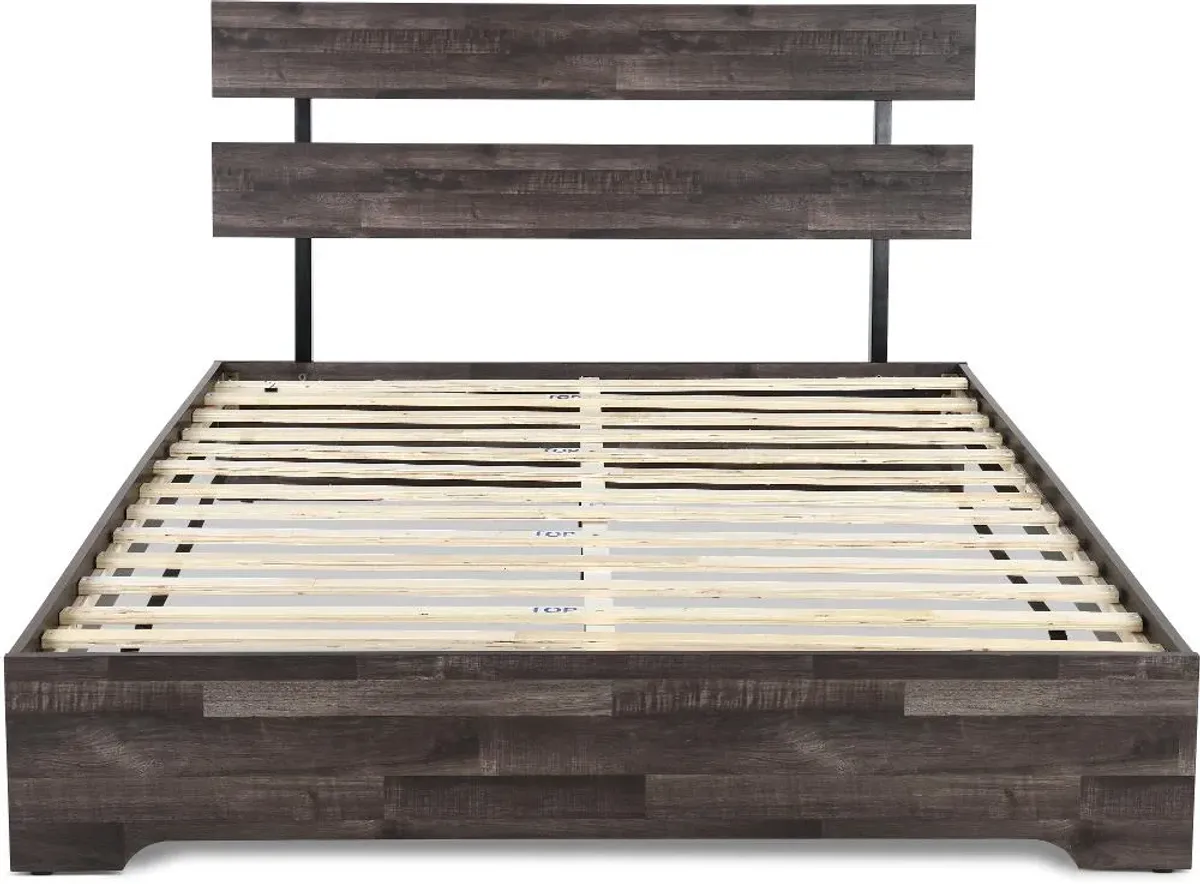 Alix Gray Queen Platform Bed