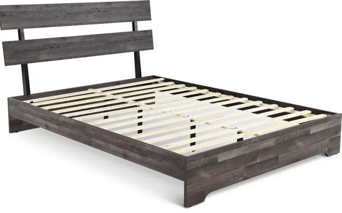 Alix Gray Queen Platform Bed