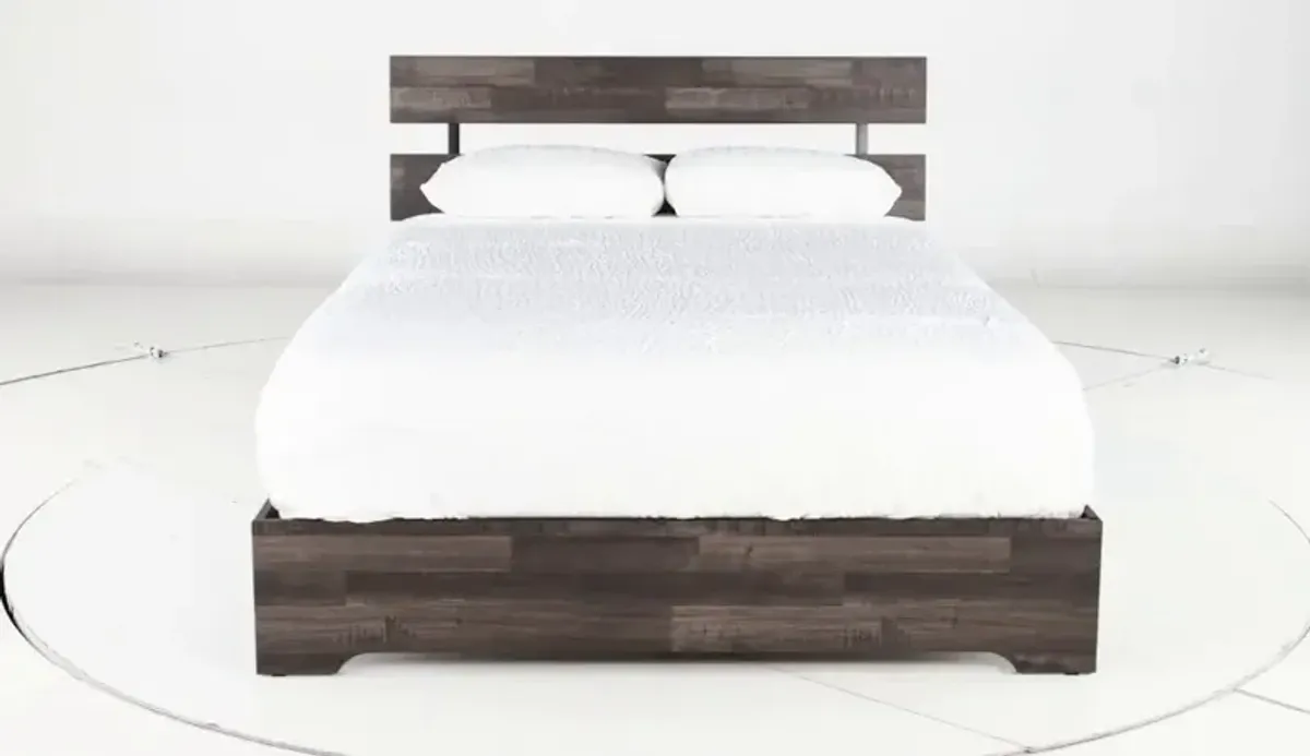 Alix Gray King Platform Bed