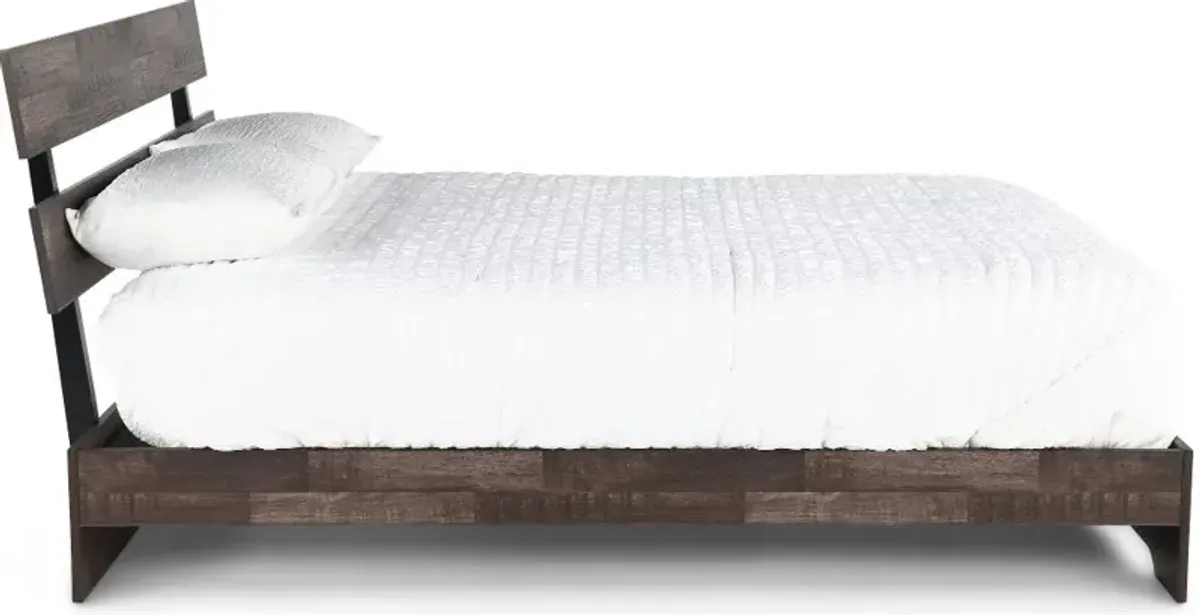 Alix Gray King Platform Bed