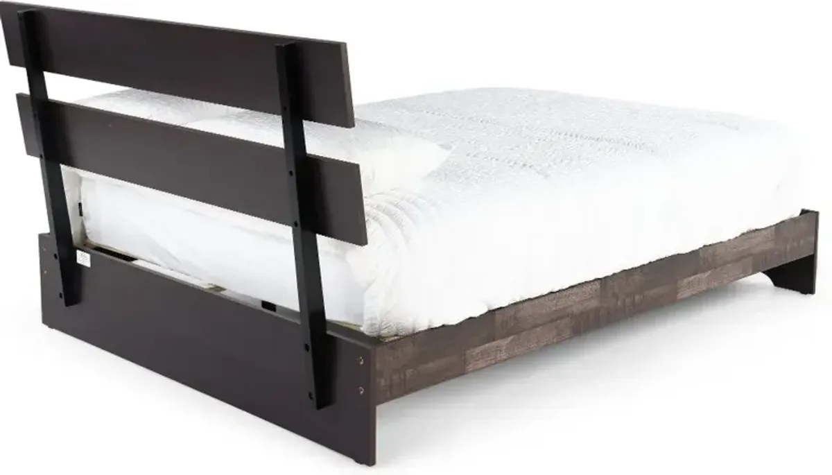 Alix Gray King Platform Bed