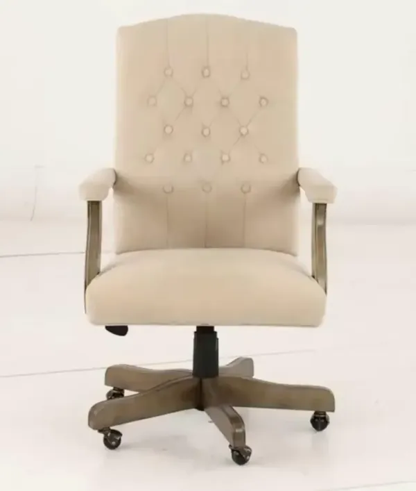 Henson Champagne Tufted Office Chair