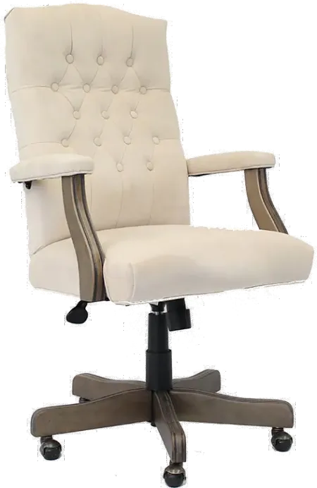 Henson Champagne Tufted Office Chair