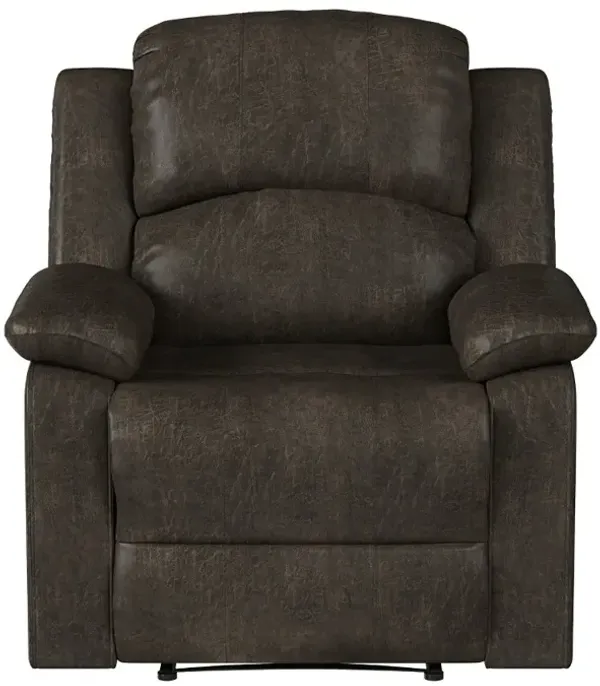 Relax-A-Lounger Dayton Java Faux Leather Recliner