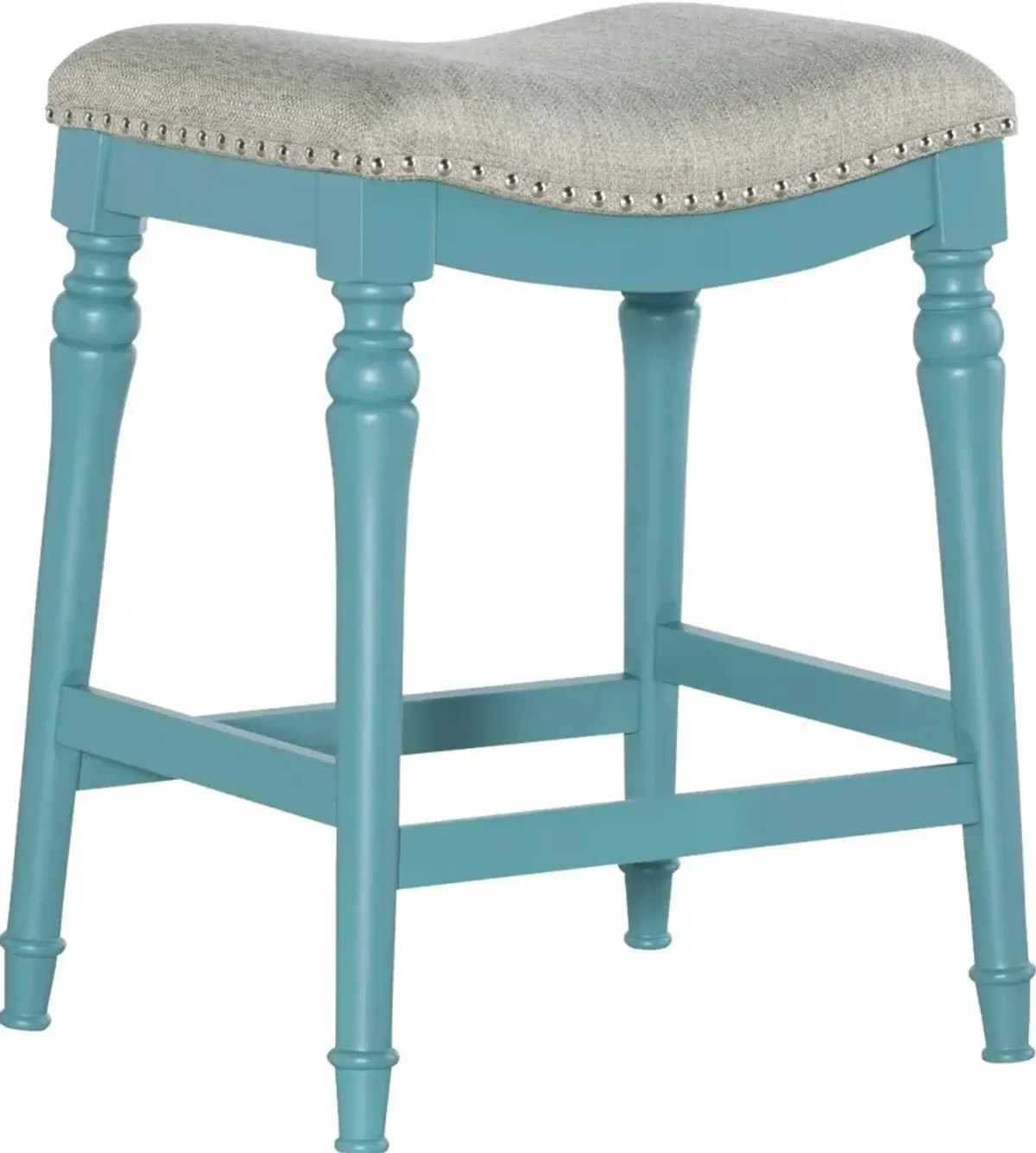 Lockhart Blue Counter Height Stool