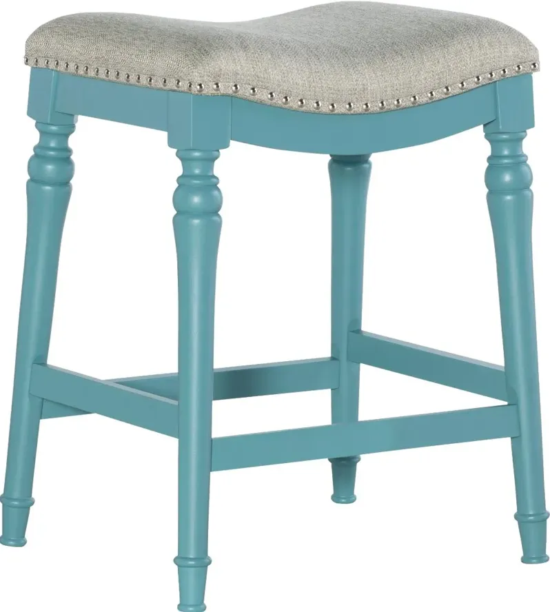 Lockhart Blue Counter Height Stool