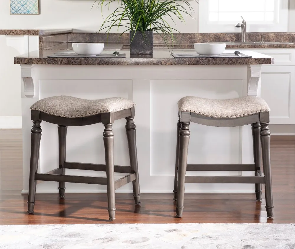 Lockhart Gray Counter Height Stool