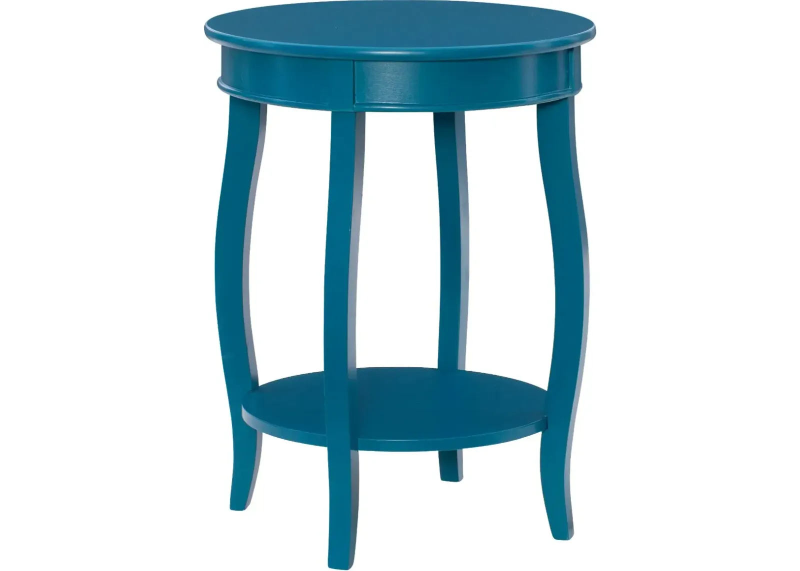 Rainbow Teal End Table