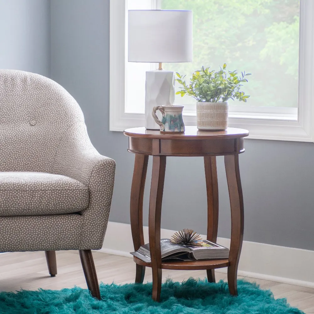 Rainbow Brown End Table