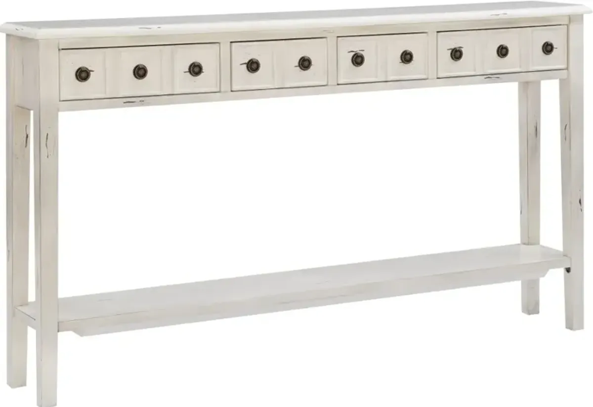 Sadie Cream Long Console Table