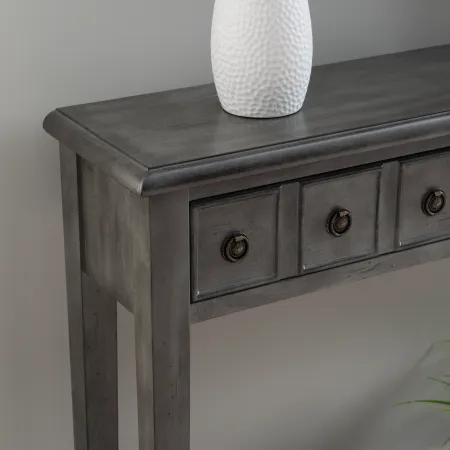 Sadie Gray Long Console Table